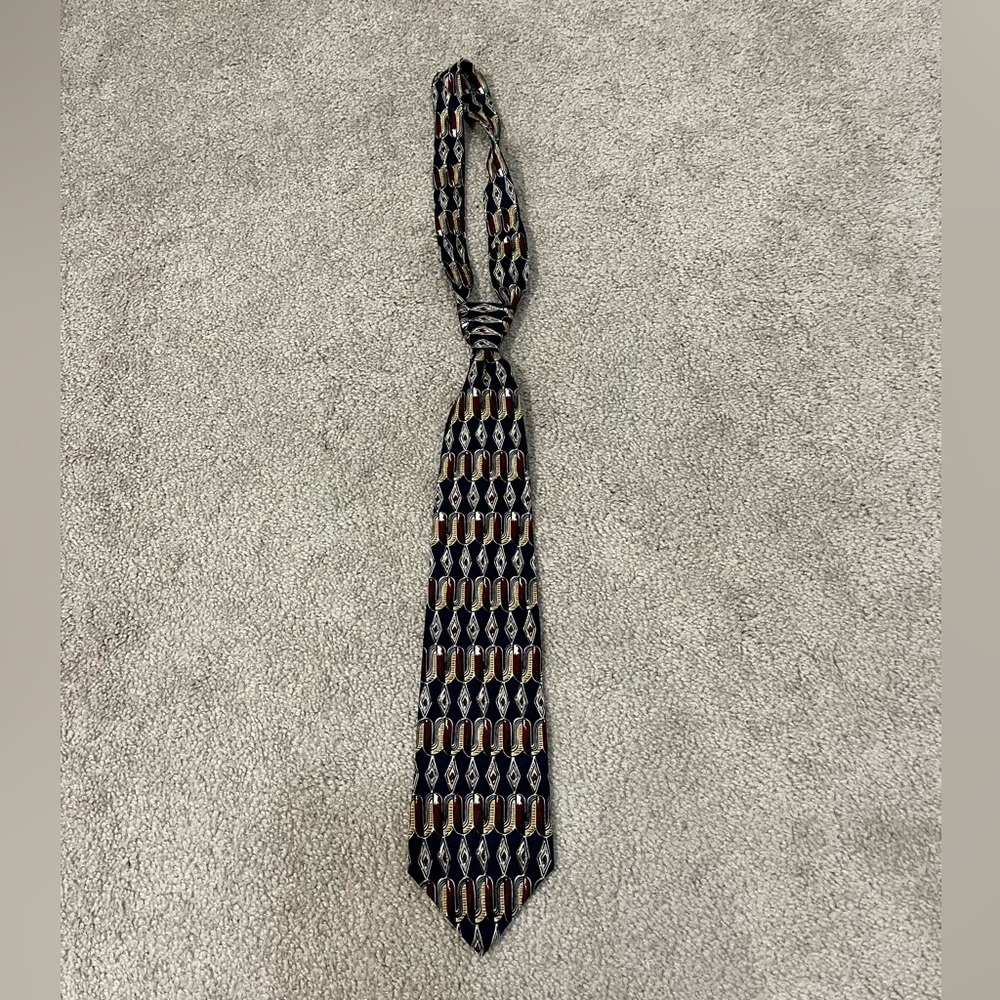 Adolfo Conture Silk Patterned Tie